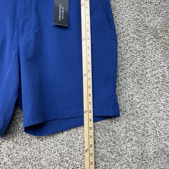 Vineyard Vines OTG Shorts Men 40 Blue 7" Inseam On The Go Performance Golf New - Picture 7 of 12
